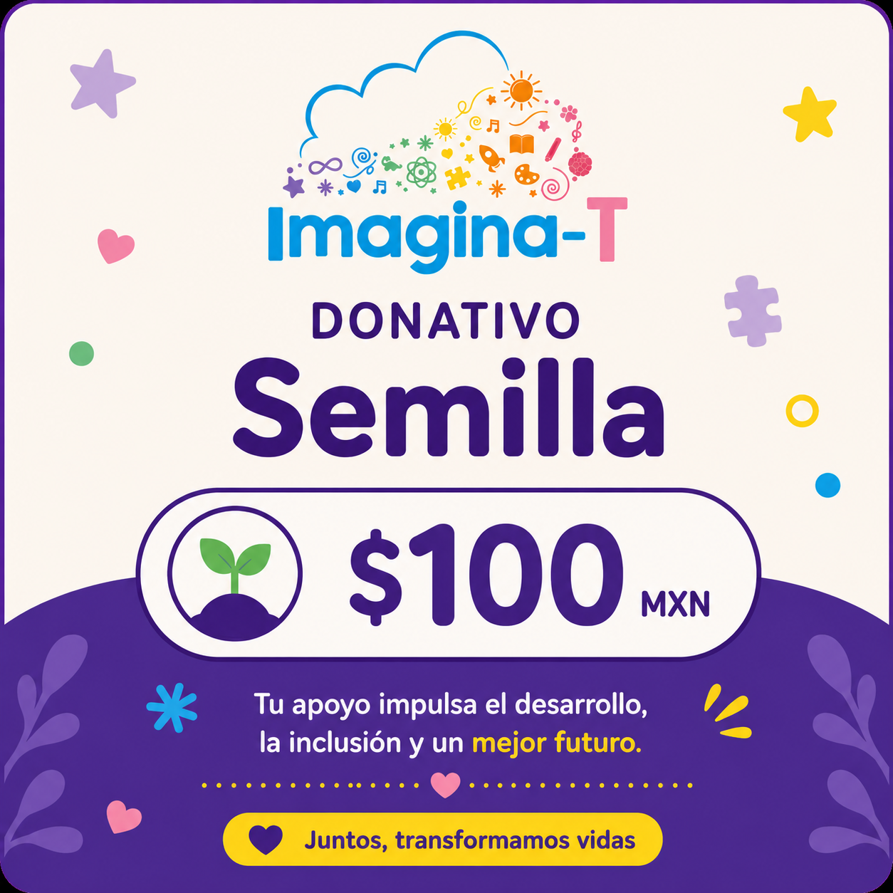 Donativo Semilla $100 MXN