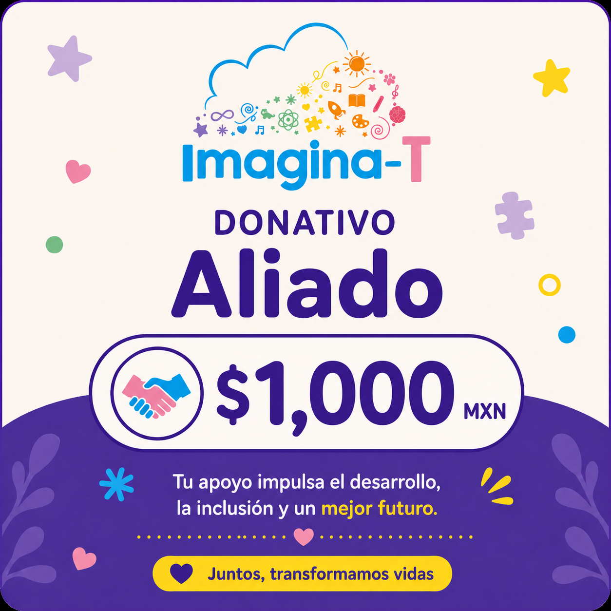 Donativo Aliado $1,000 MXN