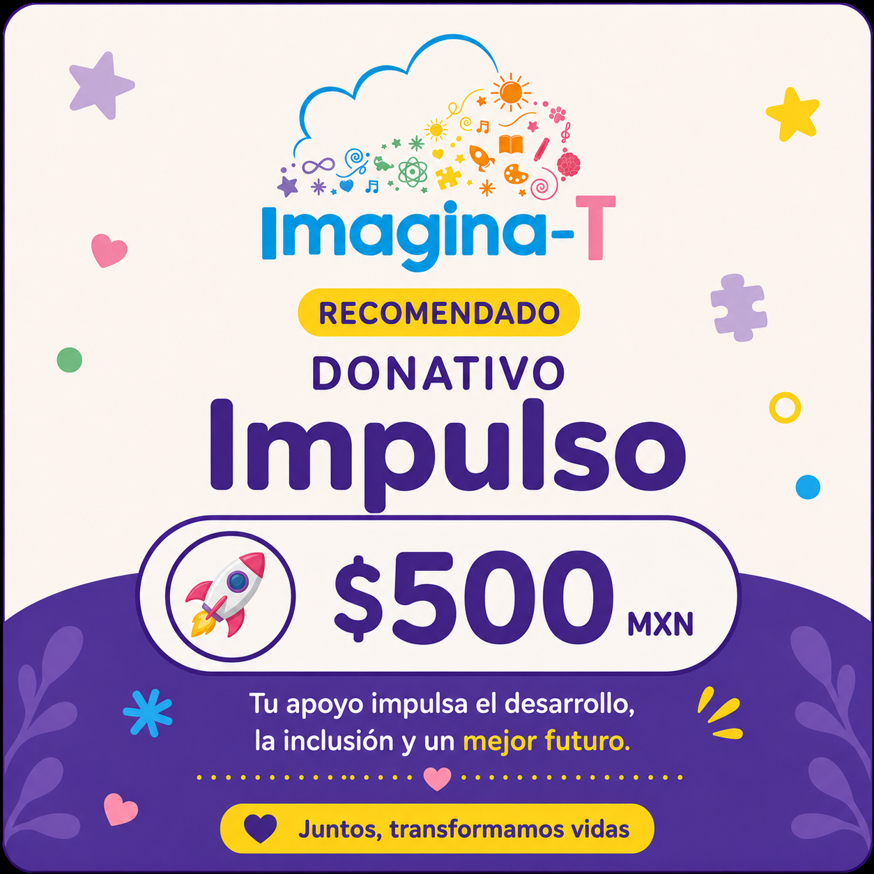 Donativo Impulso $500 MXN